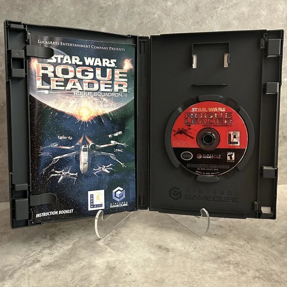 Star Wars: Rogue Leader -- Rogue Squadron II Nintendo GameCube, 2001 CIB Works